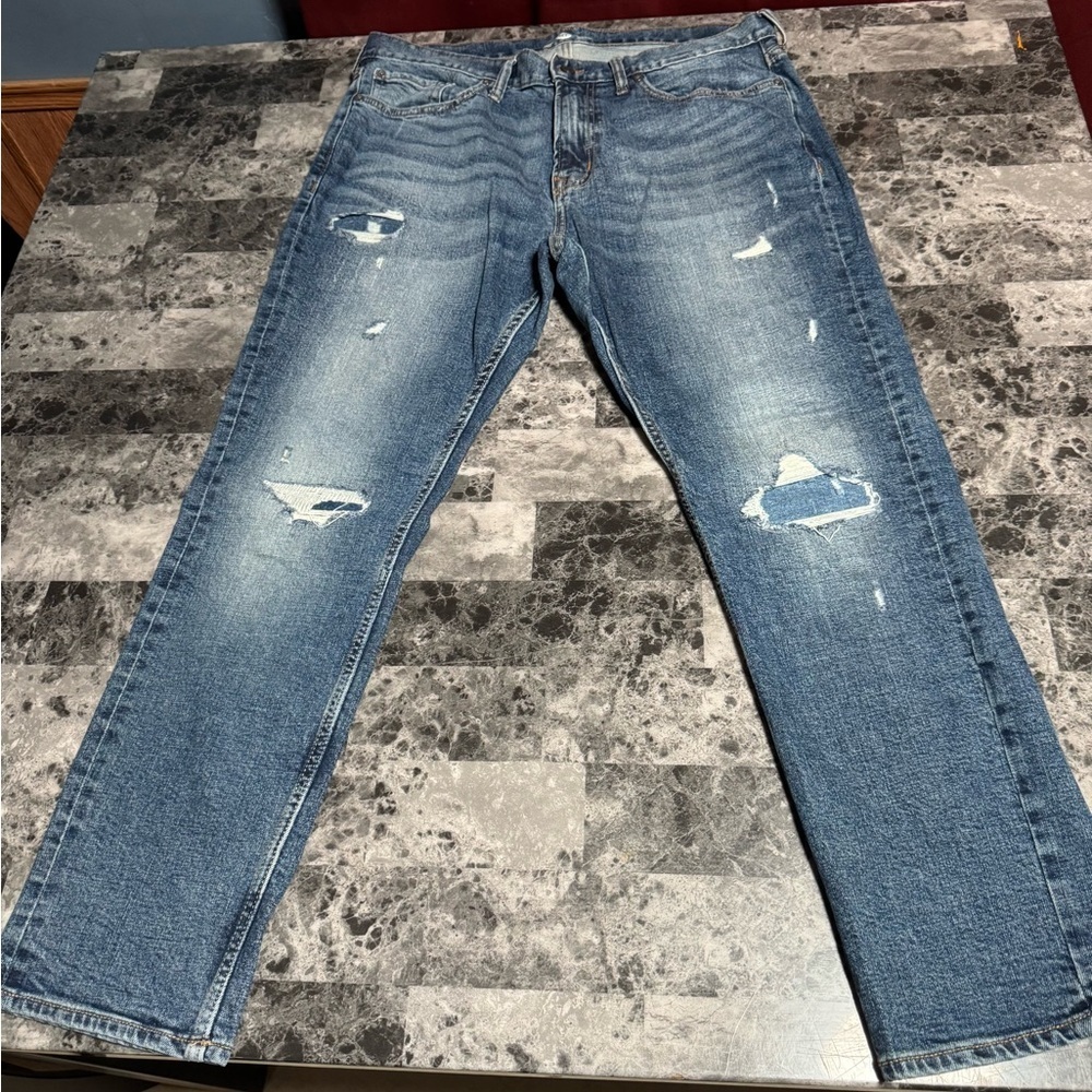 Old Navy Men's Light Blue Straight Jeans